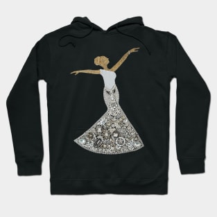 Jewelry Ballroom Dress Hoodie